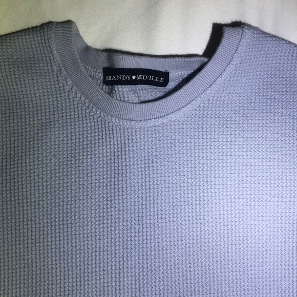 Rare Baby Blue crop top, Brandy Melville - Picture 5 of 5